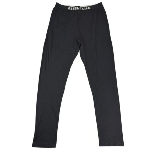 NWT ESSENTIALS Fear Of God Black Lightweight Men's Lounge Pant Size Small - Picture 2 of 8